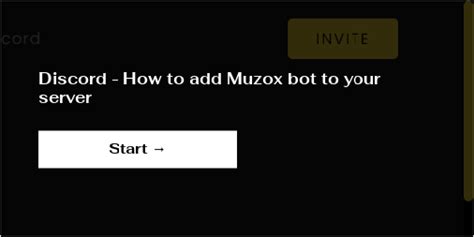 Add Muzox Discord Bot 